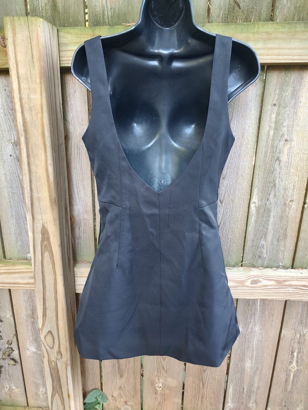 🏵️ Peppermayo Lulita Black Scoop Back Mini Dress NWT Size 6 - Picture 2 of 11